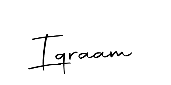 How to make Iqraam signature? Autography-DOLnW is a professional autograph style. Create handwritten signature for Iqraam name. Iqraam signature style 10 images and pictures png