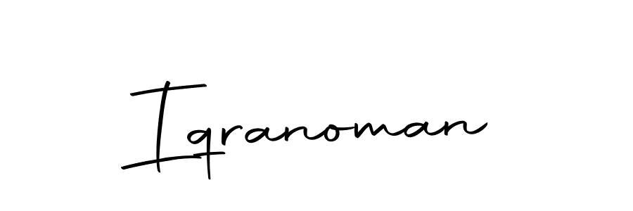Iqranoman stylish signature style. Best Handwritten Sign (Autography-DOLnW) for my name. Handwritten Signature Collection Ideas for my name Iqranoman. Iqranoman signature style 10 images and pictures png