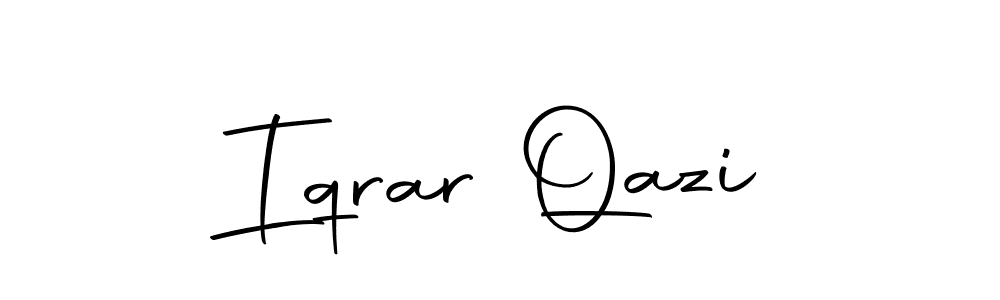 You can use this online signature creator to create a handwritten signature for the name Iqrar Qazi. This is the best online autograph maker. Iqrar Qazi signature style 10 images and pictures png