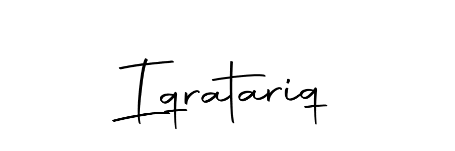 How to make Iqratariq name signature. Use Autography-DOLnW style for creating short signs online. This is the latest handwritten sign. Iqratariq signature style 10 images and pictures png