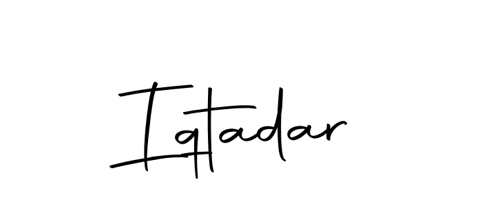 Use a signature maker to create a handwritten signature online. With this signature software, you can design (Autography-DOLnW) your own signature for name Iqtadar. Iqtadar signature style 10 images and pictures png