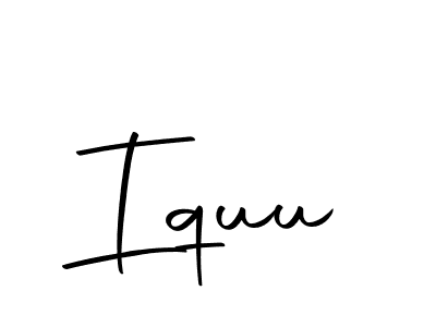 Make a beautiful signature design for name Iquu. With this signature (Autography-DOLnW) style, you can create a handwritten signature for free. Iquu signature style 10 images and pictures png