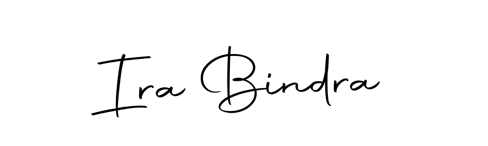 Design your own signature with our free online signature maker. With this signature software, you can create a handwritten (Autography-DOLnW) signature for name Ira Bindra. Ira Bindra signature style 10 images and pictures png