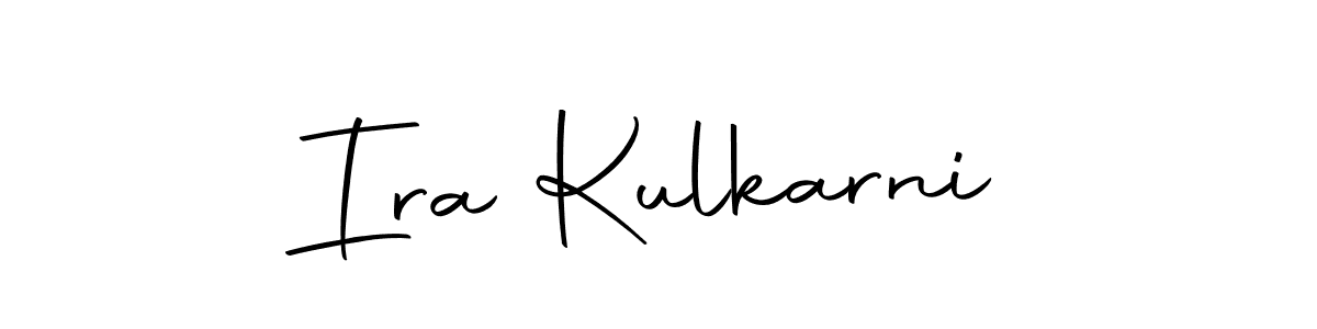 Design your own signature with our free online signature maker. With this signature software, you can create a handwritten (Autography-DOLnW) signature for name Ira Kulkarni. Ira Kulkarni signature style 10 images and pictures png