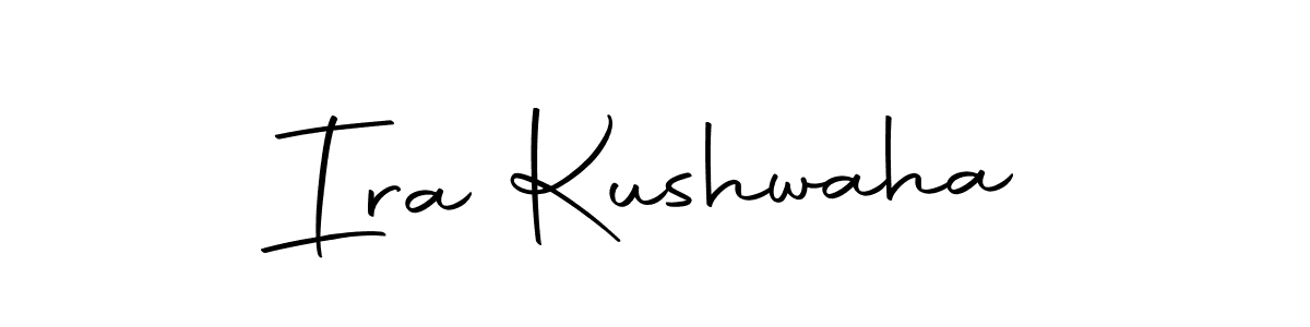Use a signature maker to create a handwritten signature online. With this signature software, you can design (Autography-DOLnW) your own signature for name Ira Kushwaha. Ira Kushwaha signature style 10 images and pictures png