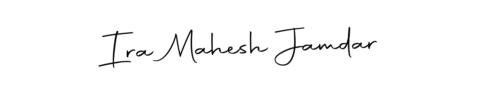 Design your own signature with our free online signature maker. With this signature software, you can create a handwritten (Autography-DOLnW) signature for name Ira Mahesh Jamdar. Ira Mahesh Jamdar signature style 10 images and pictures png