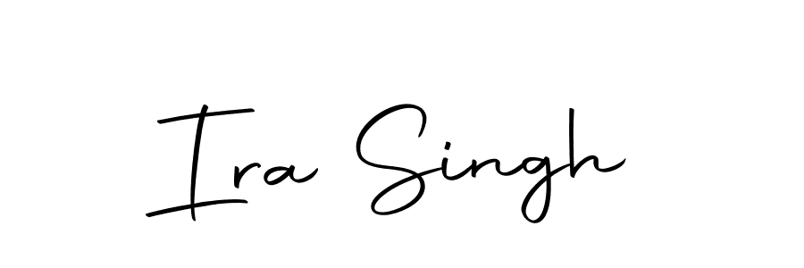 How to make Ira Singh name signature. Use Autography-DOLnW style for creating short signs online. This is the latest handwritten sign. Ira Singh signature style 10 images and pictures png