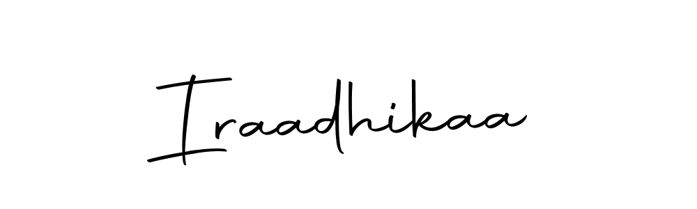 You should practise on your own different ways (Autography-DOLnW) to write your name (Iraadhikaa) in signature. don't let someone else do it for you. Iraadhikaa signature style 10 images and pictures png