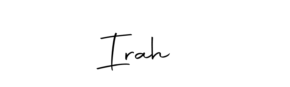 Once you've used our free online signature maker to create your best signature Autography-DOLnW style, it's time to enjoy all of the benefits that Irah♡︎ name signing documents. Irah♡︎ signature style 10 images and pictures png