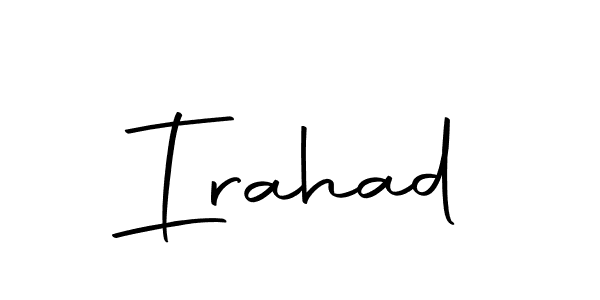 How to make Irahad name signature. Use Autography-DOLnW style for creating short signs online. This is the latest handwritten sign. Irahad signature style 10 images and pictures png