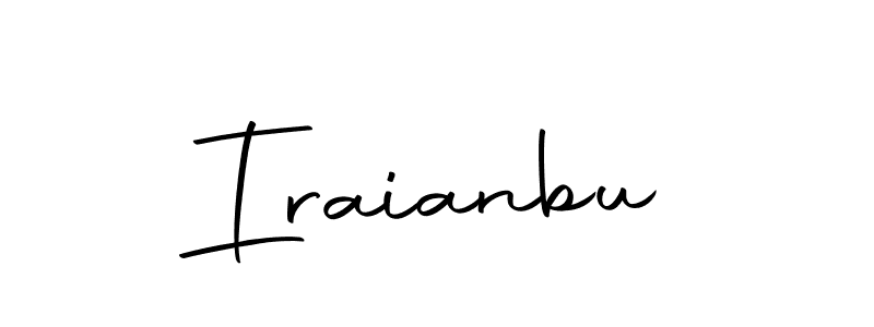 Make a beautiful signature design for name Iraianbu. With this signature (Autography-DOLnW) style, you can create a handwritten signature for free. Iraianbu signature style 10 images and pictures png