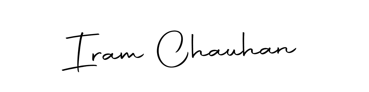 Design your own signature with our free online signature maker. With this signature software, you can create a handwritten (Autography-DOLnW) signature for name Iram Chauhan. Iram Chauhan signature style 10 images and pictures png