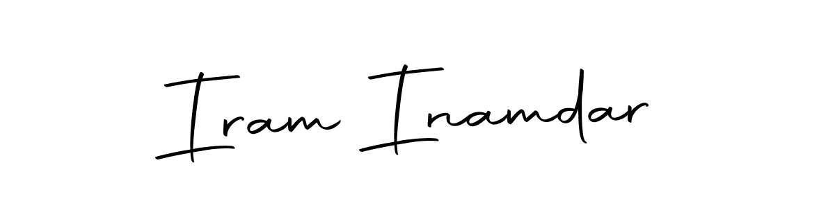 This is the best signature style for the Iram Inamdar name. Also you like these signature font (Autography-DOLnW). Mix name signature. Iram Inamdar signature style 10 images and pictures png