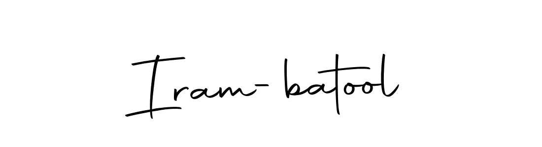 You should practise on your own different ways (Autography-DOLnW) to write your name (Iram-batool) in signature. don't let someone else do it for you. Iram-batool signature style 10 images and pictures png