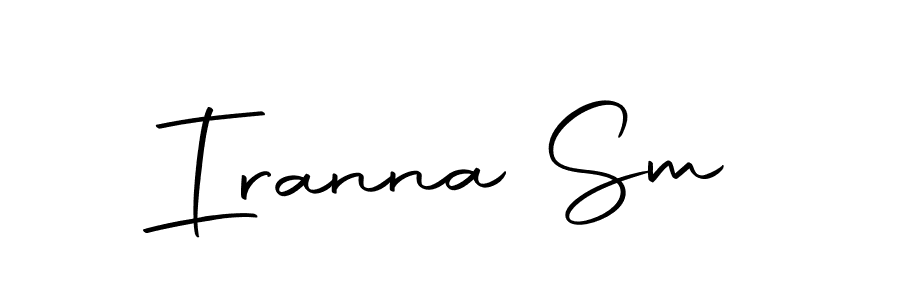 How to make Iranna Sm signature? Autography-DOLnW is a professional autograph style. Create handwritten signature for Iranna Sm name. Iranna Sm signature style 10 images and pictures png