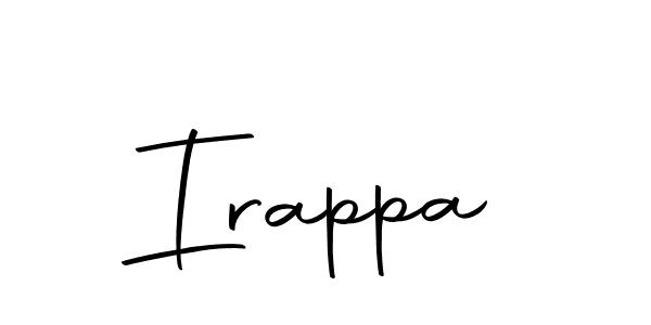 You should practise on your own different ways (Autography-DOLnW) to write your name (Irappa) in signature. don't let someone else do it for you. Irappa signature style 10 images and pictures png