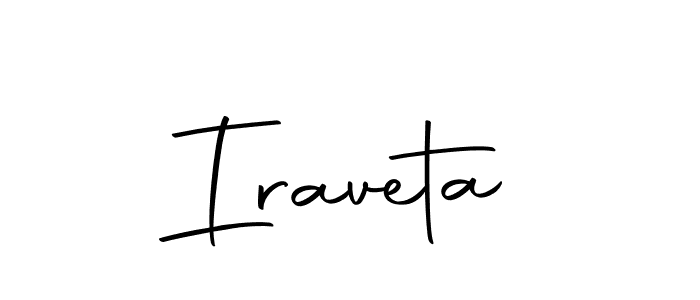 Iraveta stylish signature style. Best Handwritten Sign (Autography-DOLnW) for my name. Handwritten Signature Collection Ideas for my name Iraveta. Iraveta signature style 10 images and pictures png