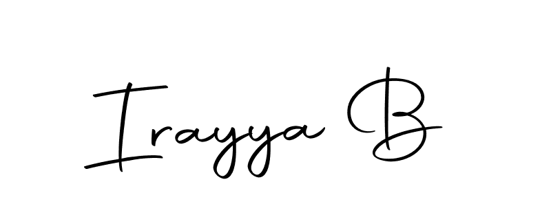 You should practise on your own different ways (Autography-DOLnW) to write your name (Irayya B) in signature. don't let someone else do it for you. Irayya B signature style 10 images and pictures png