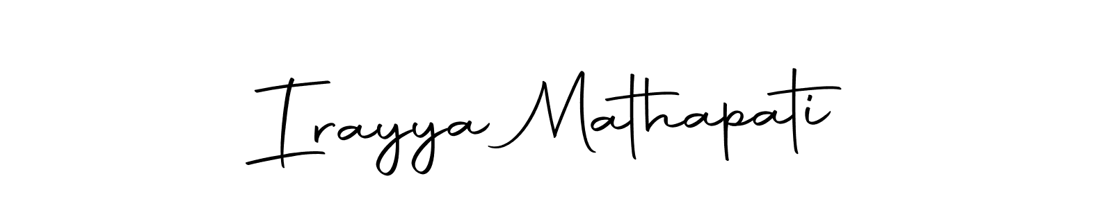 Make a beautiful signature design for name Irayya Mathapati. With this signature (Autography-DOLnW) style, you can create a handwritten signature for free. Irayya Mathapati signature style 10 images and pictures png