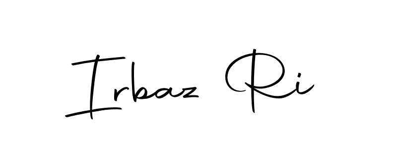 Make a beautiful signature design for name Irbaz Ri. With this signature (Autography-DOLnW) style, you can create a handwritten signature for free. Irbaz Ri signature style 10 images and pictures png