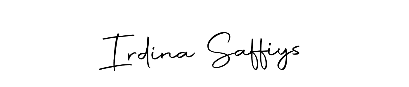 Design your own signature with our free online signature maker. With this signature software, you can create a handwritten (Autography-DOLnW) signature for name Irdina Saffiys. Irdina Saffiys signature style 10 images and pictures png