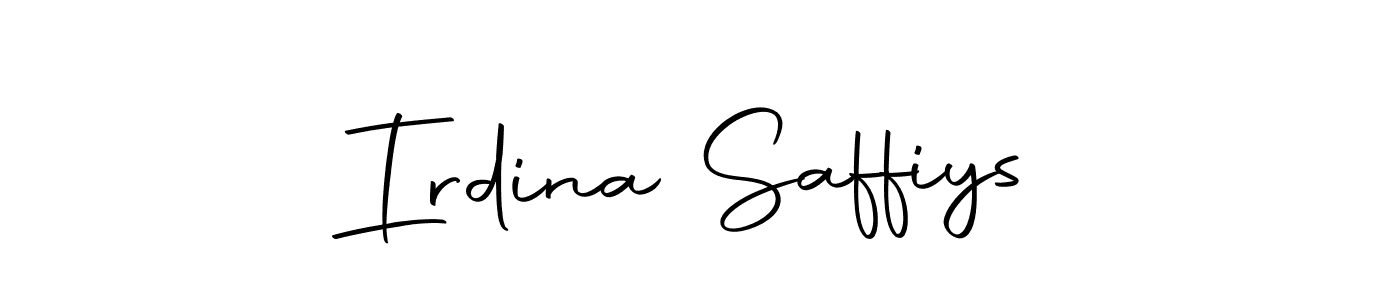 Irdina Saffiys stylish signature style. Best Handwritten Sign (Autography-DOLnW) for my name. Handwritten Signature Collection Ideas for my name Irdina Saffiys. Irdina Saffiys signature style 10 images and pictures png