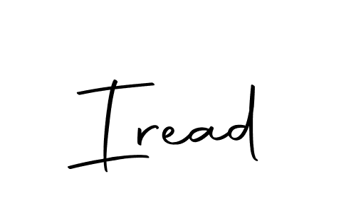 Also we have Iread name is the best signature style. Create professional handwritten signature collection using Autography-DOLnW autograph style. Iread signature style 10 images and pictures png