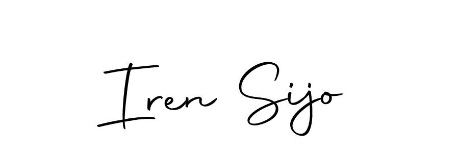 Use a signature maker to create a handwritten signature online. With this signature software, you can design (Autography-DOLnW) your own signature for name Iren Sijo. Iren Sijo signature style 10 images and pictures png