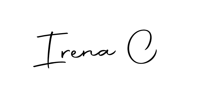 The best way (Autography-DOLnW) to make a short signature is to pick only two or three words in your name. The name Irena C include a total of six letters. For converting this name. Irena C signature style 10 images and pictures png