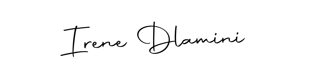 How to make Irene Dlamini name signature. Use Autography-DOLnW style for creating short signs online. This is the latest handwritten sign. Irene Dlamini signature style 10 images and pictures png