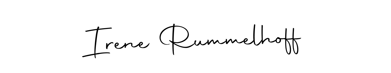 Once you've used our free online signature maker to create your best signature Autography-DOLnW style, it's time to enjoy all of the benefits that Irene Rummelhoff name signing documents. Irene Rummelhoff signature style 10 images and pictures png