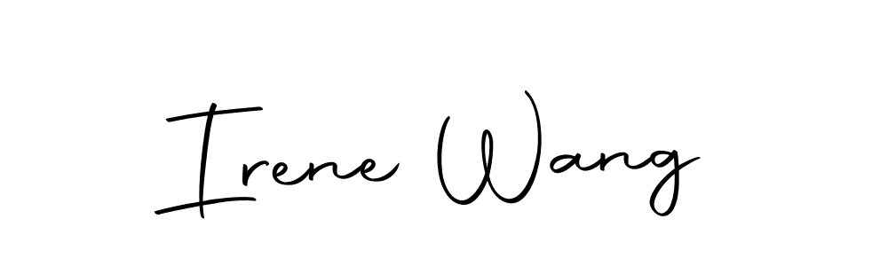 Make a beautiful signature design for name Irene Wang. Use this online signature maker to create a handwritten signature for free. Irene Wang signature style 10 images and pictures png