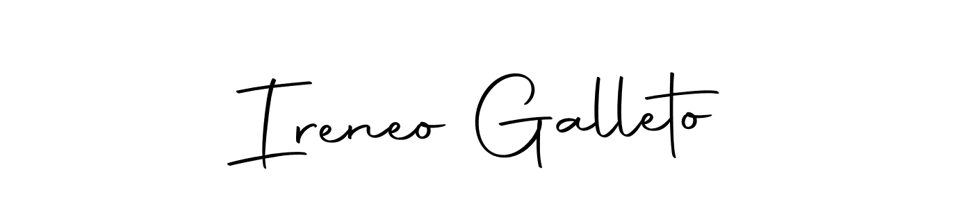How to make Ireneo Galleto signature? Autography-DOLnW is a professional autograph style. Create handwritten signature for Ireneo Galleto name. Ireneo Galleto signature style 10 images and pictures png