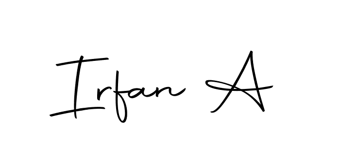 Autography-DOLnW is a professional signature style that is perfect for those who want to add a touch of class to their signature. It is also a great choice for those who want to make their signature more unique. Get Irfan A name to fancy signature for free. Irfan A signature style 10 images and pictures png