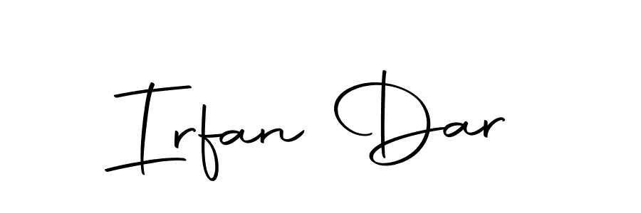 Make a beautiful signature design for name Irfan Dar. With this signature (Autography-DOLnW) style, you can create a handwritten signature for free. Irfan Dar signature style 10 images and pictures png
