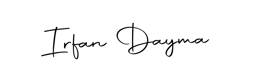 Make a beautiful signature design for name Irfan Dayma. With this signature (Autography-DOLnW) style, you can create a handwritten signature for free. Irfan Dayma signature style 10 images and pictures png