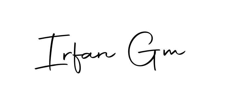 Irfan Gm stylish signature style. Best Handwritten Sign (Autography-DOLnW) for my name. Handwritten Signature Collection Ideas for my name Irfan Gm. Irfan Gm signature style 10 images and pictures png