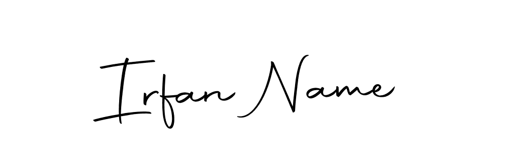 Design your own signature with our free online signature maker. With this signature software, you can create a handwritten (Autography-DOLnW) signature for name Irfan Name. Irfan Name signature style 10 images and pictures png
