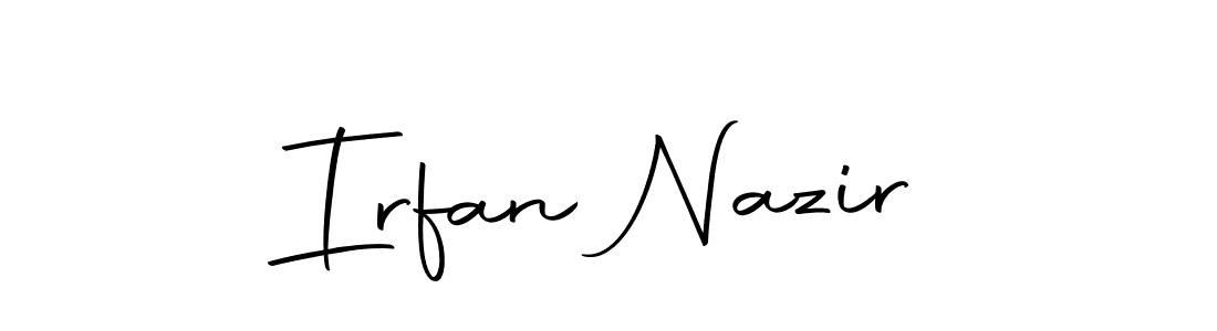 Use a signature maker to create a handwritten signature online. With this signature software, you can design (Autography-DOLnW) your own signature for name Irfan Nazir. Irfan Nazir signature style 10 images and pictures png