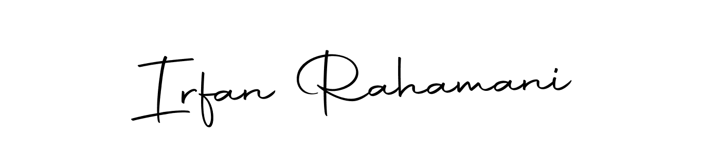 You can use this online signature creator to create a handwritten signature for the name Irfan Rahamani. This is the best online autograph maker. Irfan Rahamani signature style 10 images and pictures png