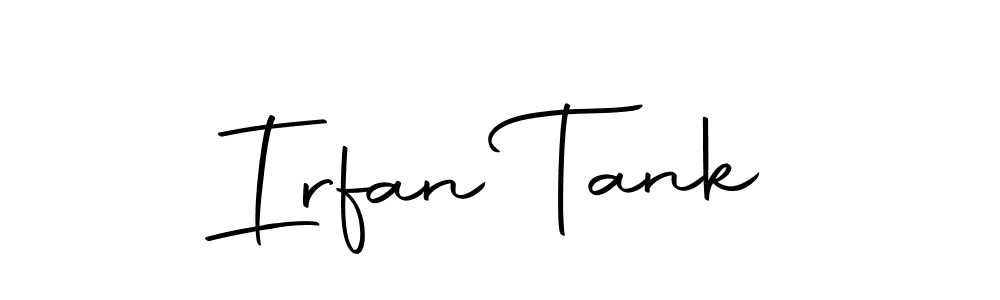 Create a beautiful signature design for name Irfan Tank. With this signature (Autography-DOLnW) fonts, you can make a handwritten signature for free. Irfan Tank signature style 10 images and pictures png