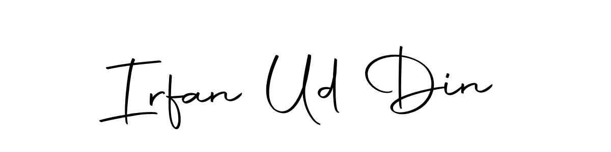 Design your own signature with our free online signature maker. With this signature software, you can create a handwritten (Autography-DOLnW) signature for name Irfan Ud Din. Irfan Ud Din signature style 10 images and pictures png