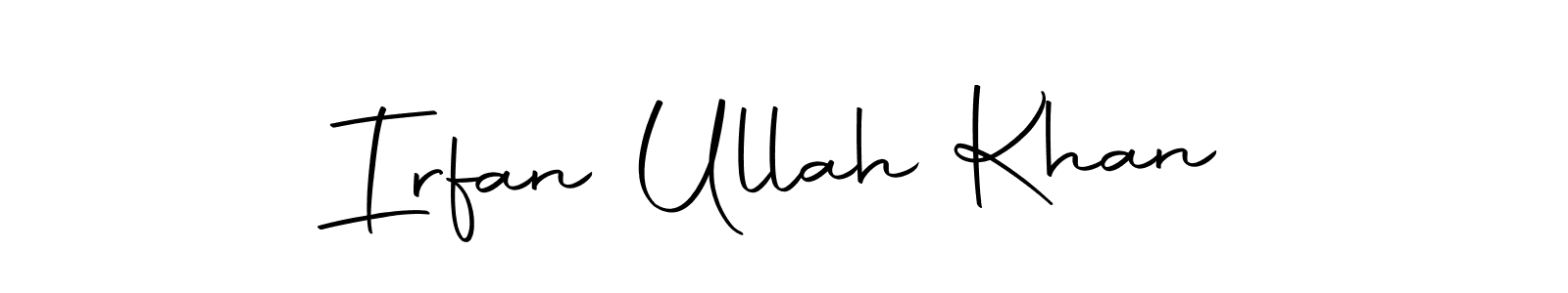 Create a beautiful signature design for name Irfan Ullah Khan. With this signature (Autography-DOLnW) fonts, you can make a handwritten signature for free. Irfan Ullah Khan signature style 10 images and pictures png