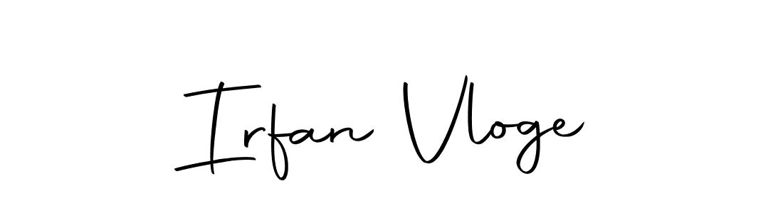 if you are searching for the best signature style for your name Irfan Vloge. so please give up your signature search. here we have designed multiple signature styles  using Autography-DOLnW. Irfan Vloge signature style 10 images and pictures png