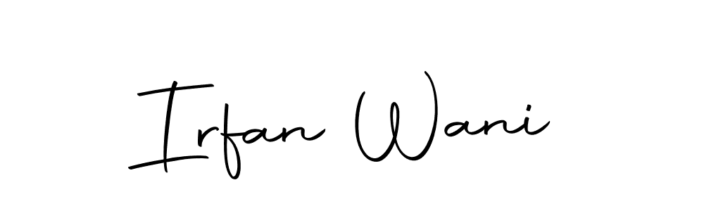 The best way (Autography-DOLnW) to make a short signature is to pick only two or three words in your name. The name Irfan Wani include a total of six letters. For converting this name. Irfan Wani signature style 10 images and pictures png