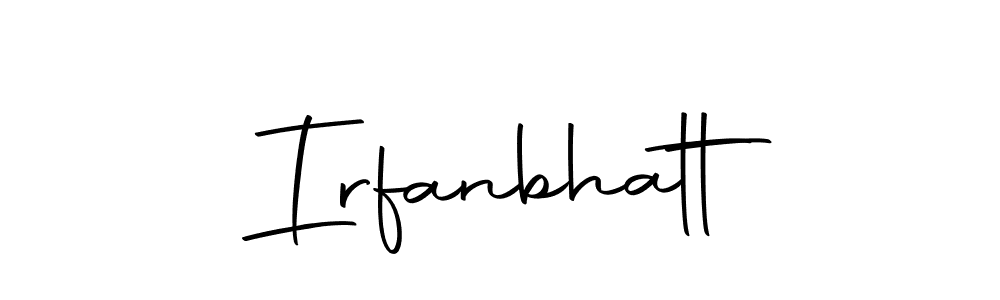 Make a beautiful signature design for name Irfanbhatt. With this signature (Autography-DOLnW) style, you can create a handwritten signature for free. Irfanbhatt signature style 10 images and pictures png