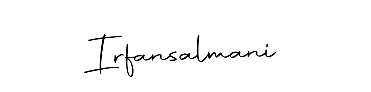 Irfansalmani stylish signature style. Best Handwritten Sign (Autography-DOLnW) for my name. Handwritten Signature Collection Ideas for my name Irfansalmani. Irfansalmani signature style 10 images and pictures png