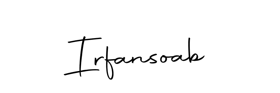 Irfansoab stylish signature style. Best Handwritten Sign (Autography-DOLnW) for my name. Handwritten Signature Collection Ideas for my name Irfansoab. Irfansoab signature style 10 images and pictures png