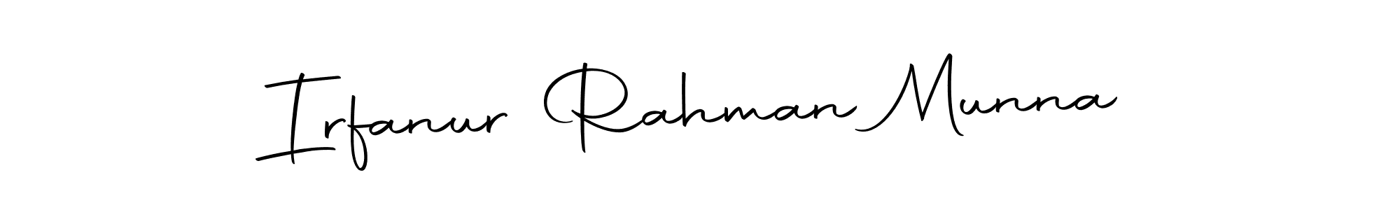 Make a short Irfanur Rahman Munna signature style. Manage your documents anywhere anytime using Autography-DOLnW. Create and add eSignatures, submit forms, share and send files easily. Irfanur Rahman Munna signature style 10 images and pictures png