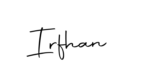 Make a beautiful signature design for name Irfhan. Use this online signature maker to create a handwritten signature for free. Irfhan signature style 10 images and pictures png